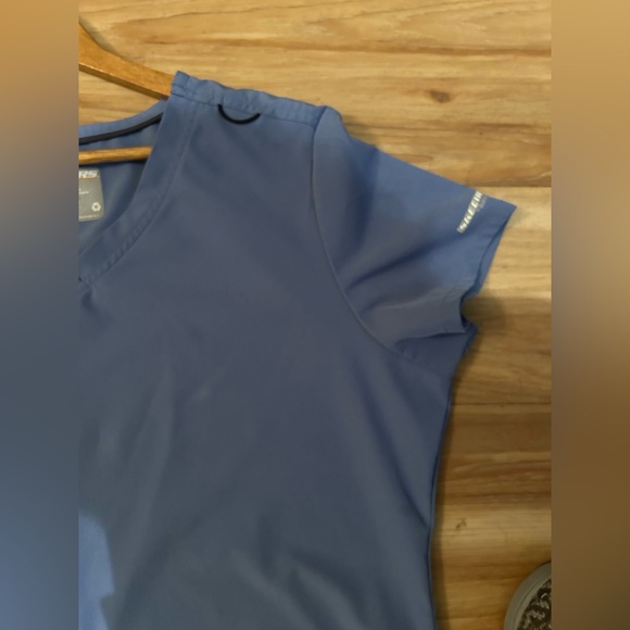 🩺 Sketchers by Barco Women's Scrub Set, Top XL and Pants Large in Ciel Blue - Picture 9 of 16